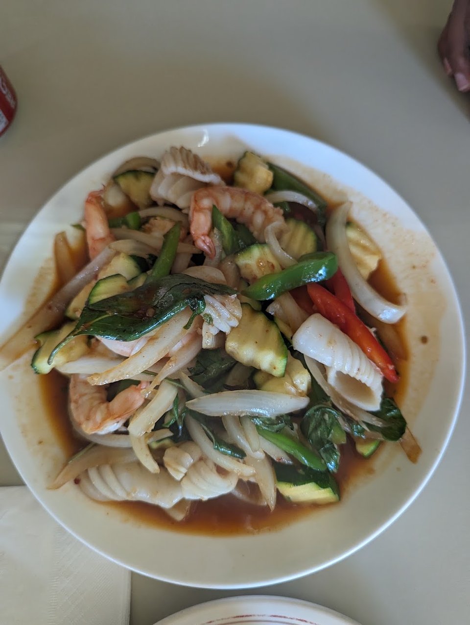 Spicy Squid and Shrimp